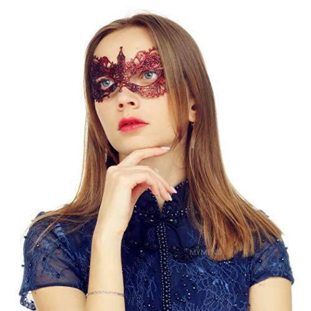 1653 Masquerade Mask Vintage Luxury Lace Eye Mask Venetian Style